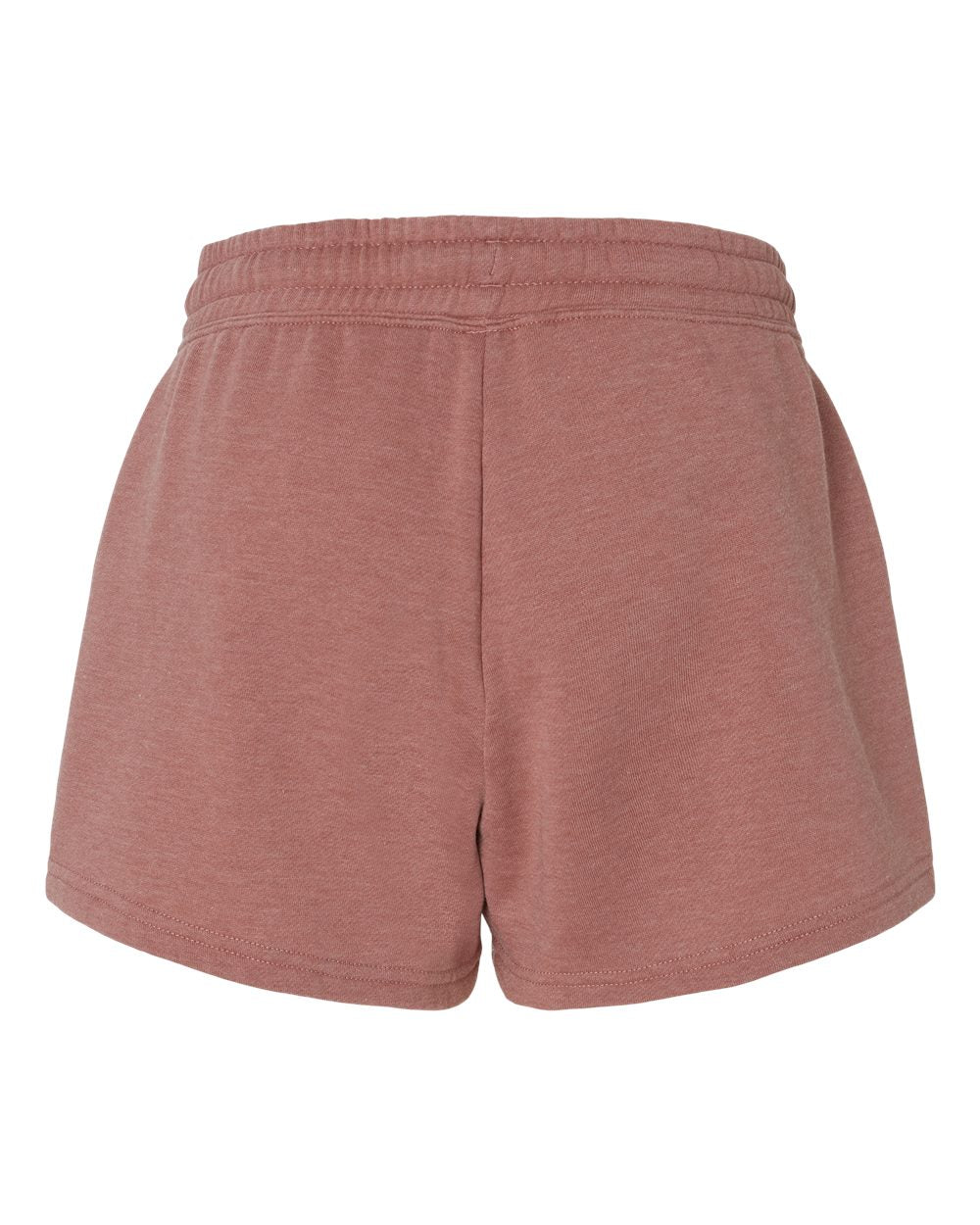 Women’s Lightweight California Wave Wash Fleece Shorts - Back - B03476102 - Dusty Rose