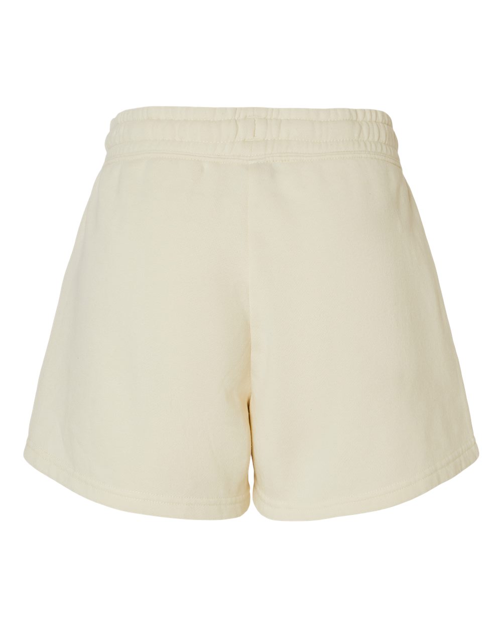Women’s Lightweight California Wave Wash Fleece Shorts - Back - B03476242 - Bone