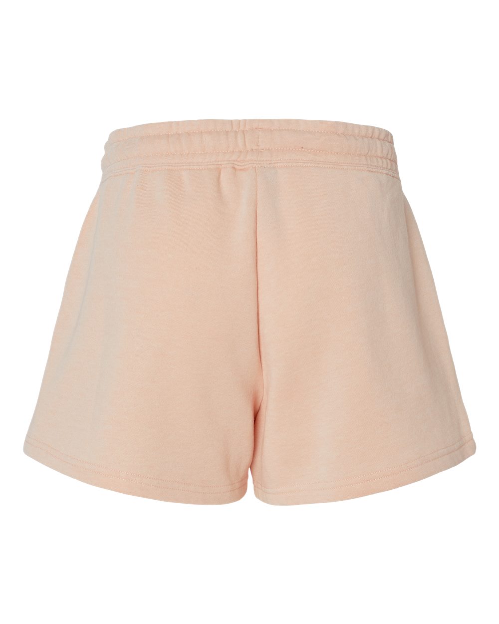 Women’s Lightweight California Wave Wash Fleece Shorts - Back - B03476302 - Blush