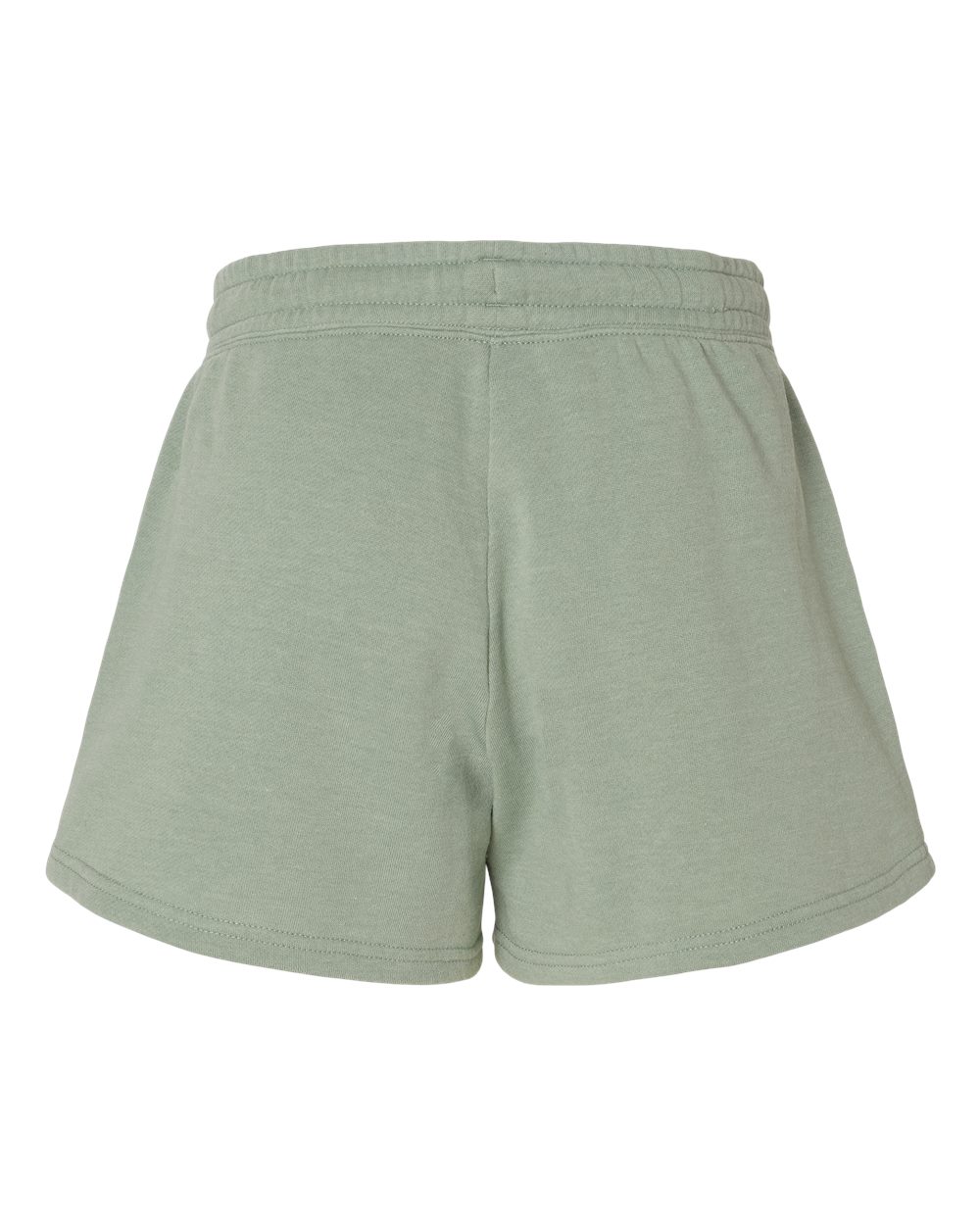 Women’s Lightweight California Wave Wash Fleece Shorts - Back - B03476542 - Sage