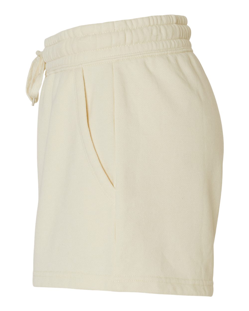 Women’s Lightweight California Wave Wash Fleece Shorts - DirectSide - B03476242 - Bone