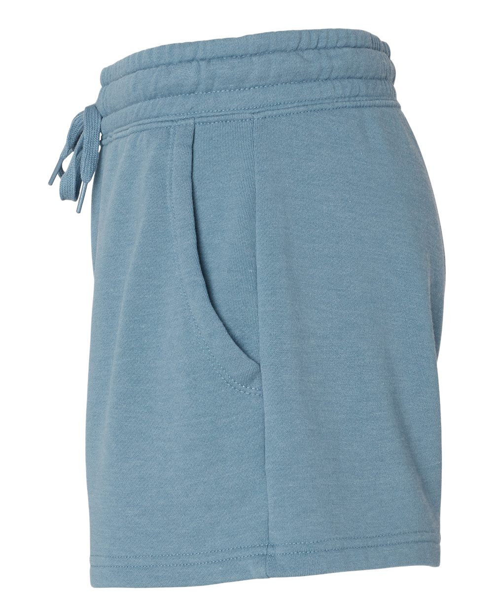 Women’s Lightweight California Wave Wash Fleece Shorts - DirectSide - B03476252 - Misty Blue
