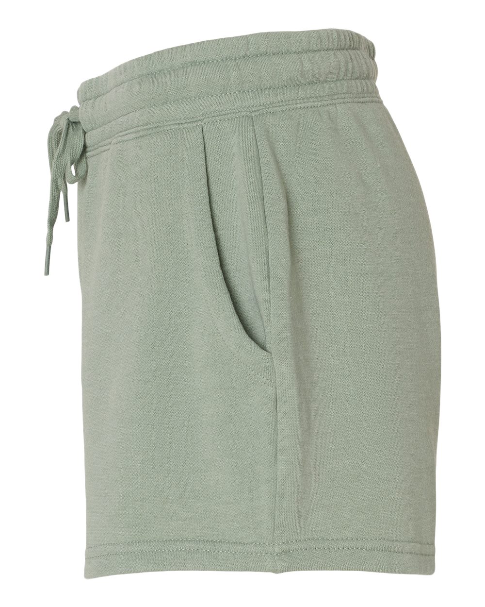 Women’s Lightweight California Wave Wash Fleece Shorts - DirectSide - B03476542 - Sage