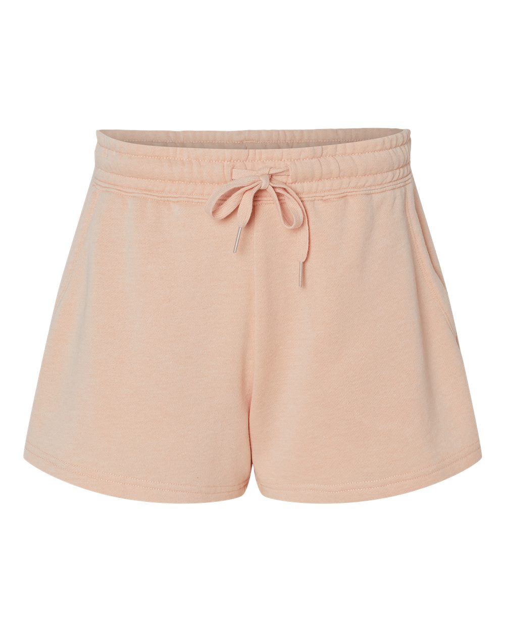 Women’s Lightweight California Wave Wash Fleece Shorts - Front - B03476302 - Blush
