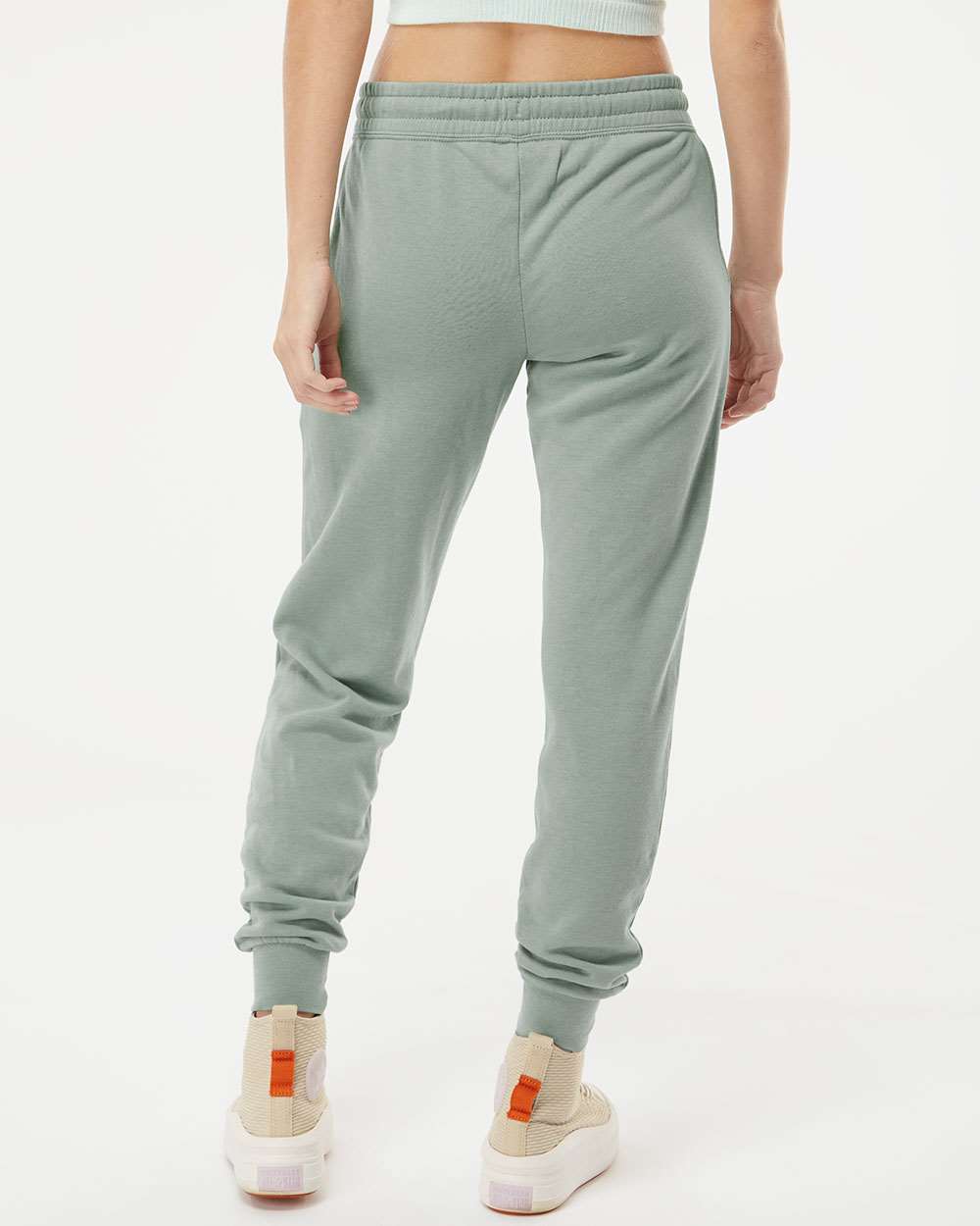 Women's California Wave Wash Sweatpants - OnModelBack - B01576542 - Sage