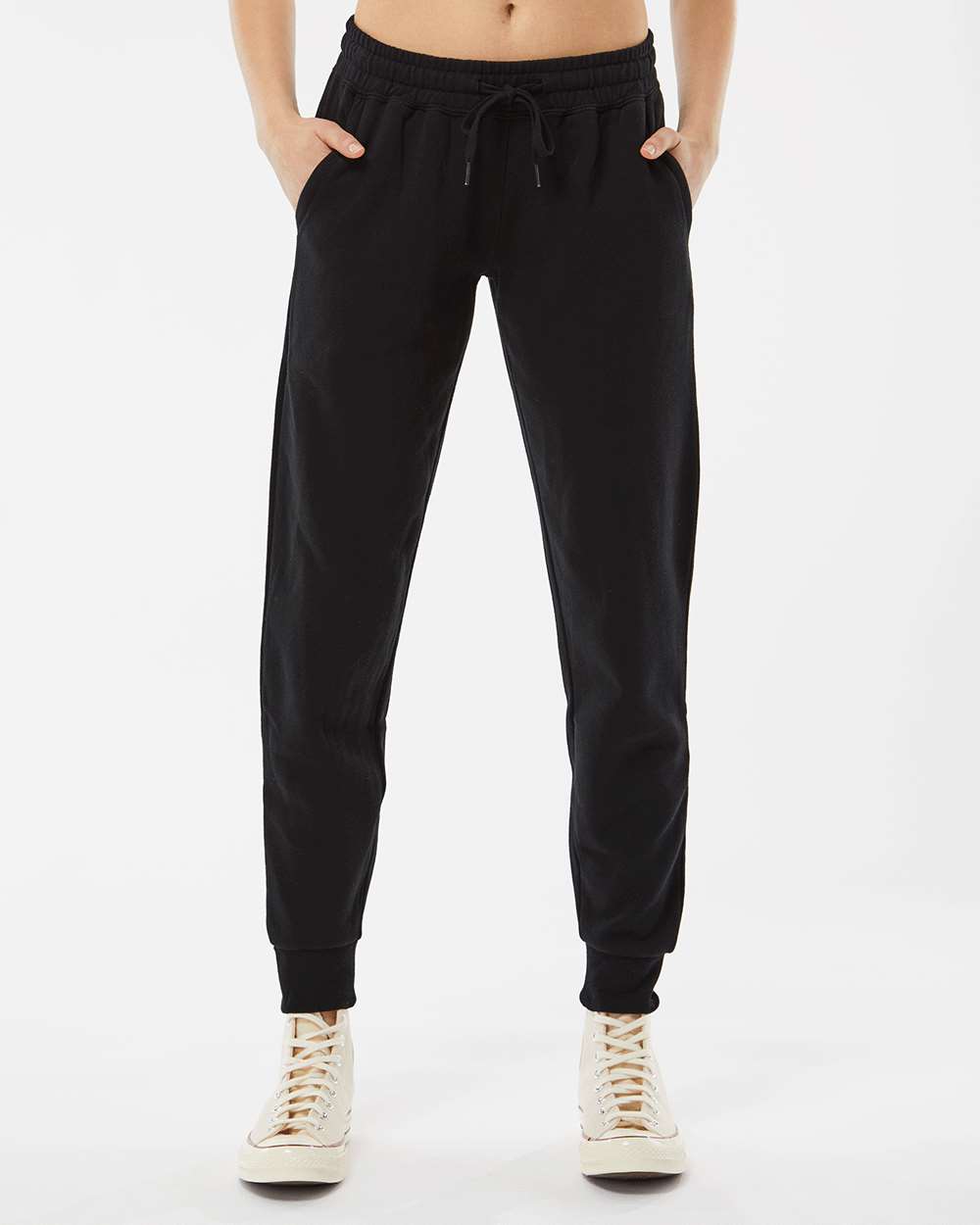 Women's California Wave Wash Sweatpants - OnModelFront - B01576502 - Black