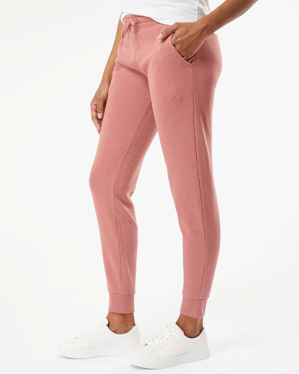 Women's California Wave Wash Sweatpants - OnModelSide - B01576302 - Dusty Rose