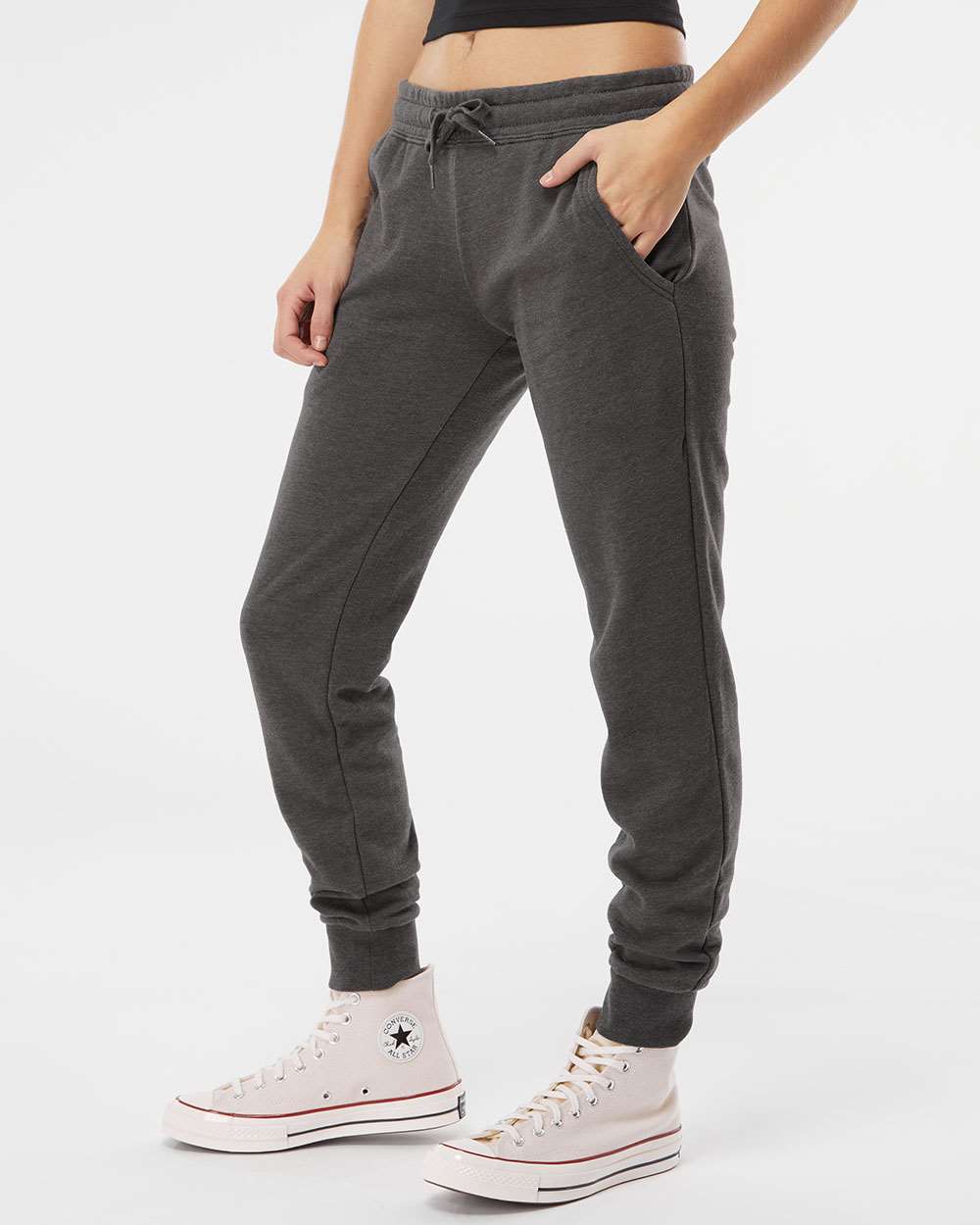 Women's California Wave Wash Sweatpants - OnModelSide - B01576582 - Shadow