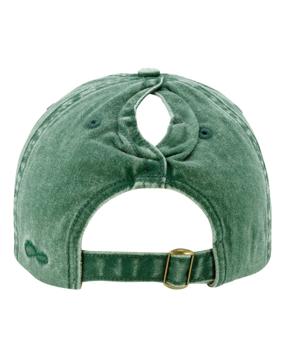 Women's Pigment-Dyed with Fashion Undervisor Cap - Back - B96795030 - Jade/ Daisy