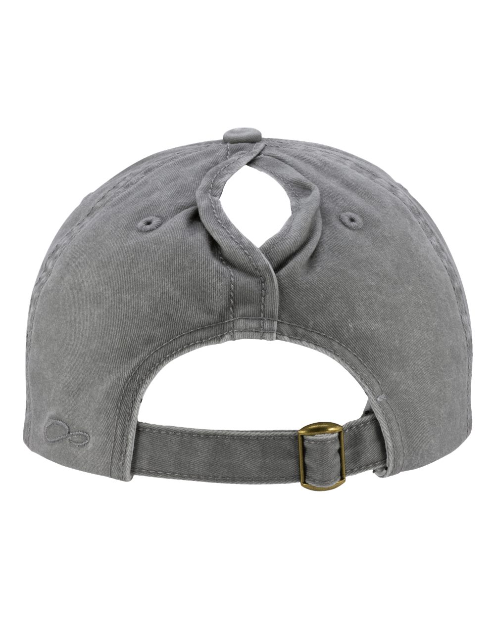 Women's Pigment-Dyed with Fashion Undervisor Cap - Back - B96795090 - Light Grey/ Polka Dots