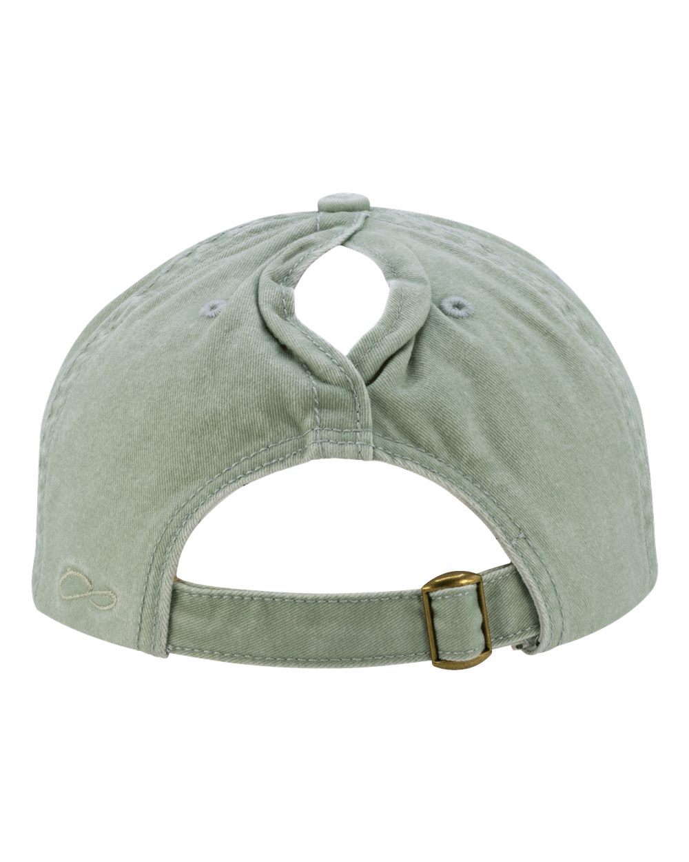 Women's Pigment-Dyed with Fashion Undervisor Cap - Back - B96795110 - Sage/ Polka Dots