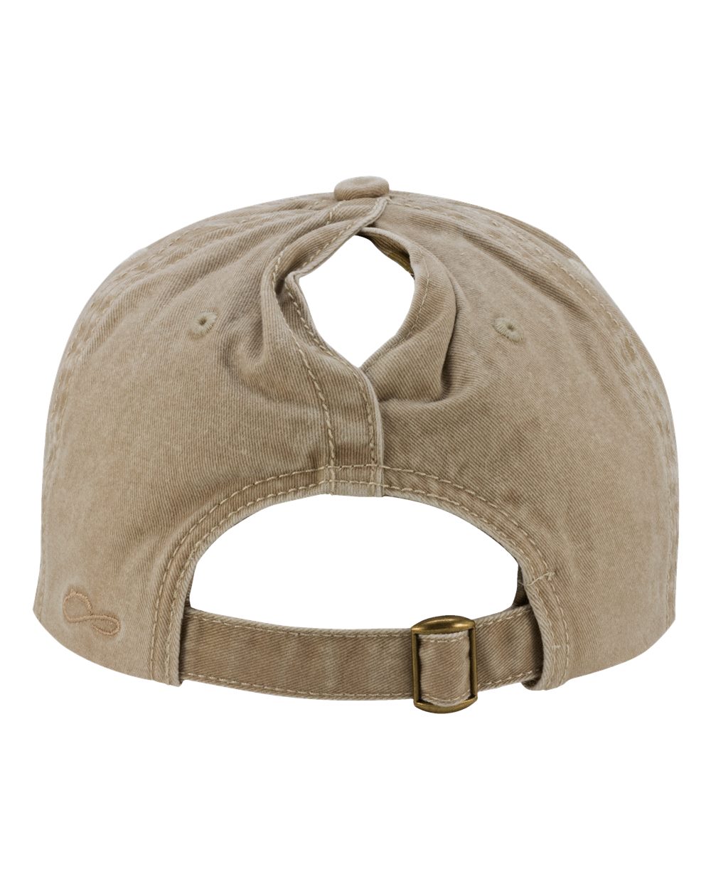 Women's Pigment-Dyed with Fashion Undervisor Cap - Back - B96795240 - Khaki/ Camo