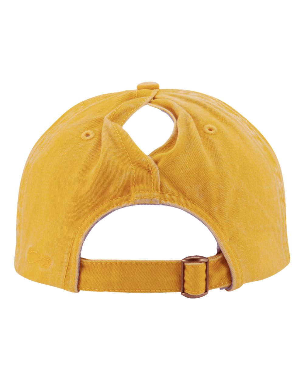 Women's Pigment-Dyed with Fashion Undervisor Cap - Back - B96795400 - Sunset Yellow/ Polka Dots