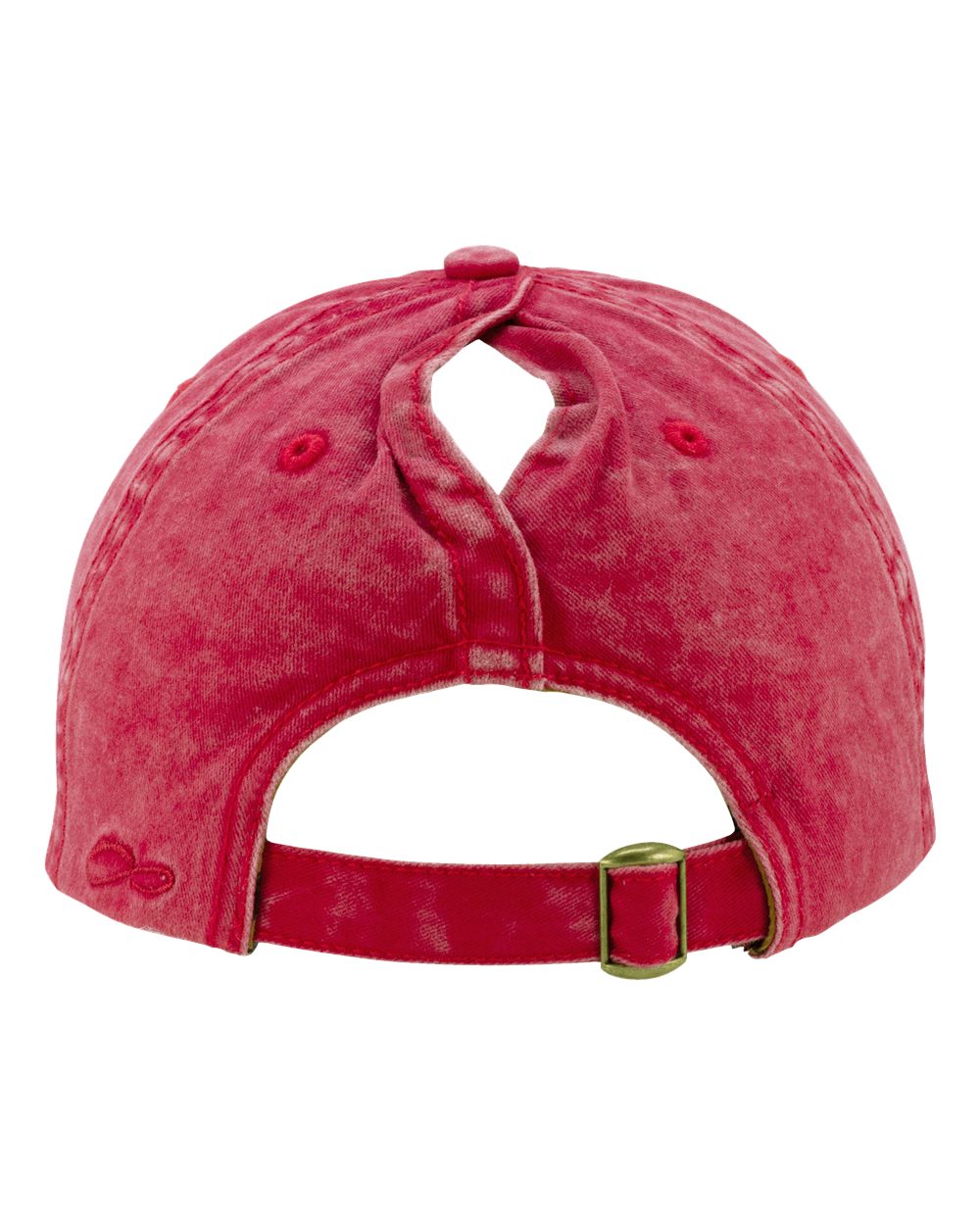 Women's Pigment-Dyed with Fashion Undervisor Cap - Back - B96795700 - Red/ Leopard