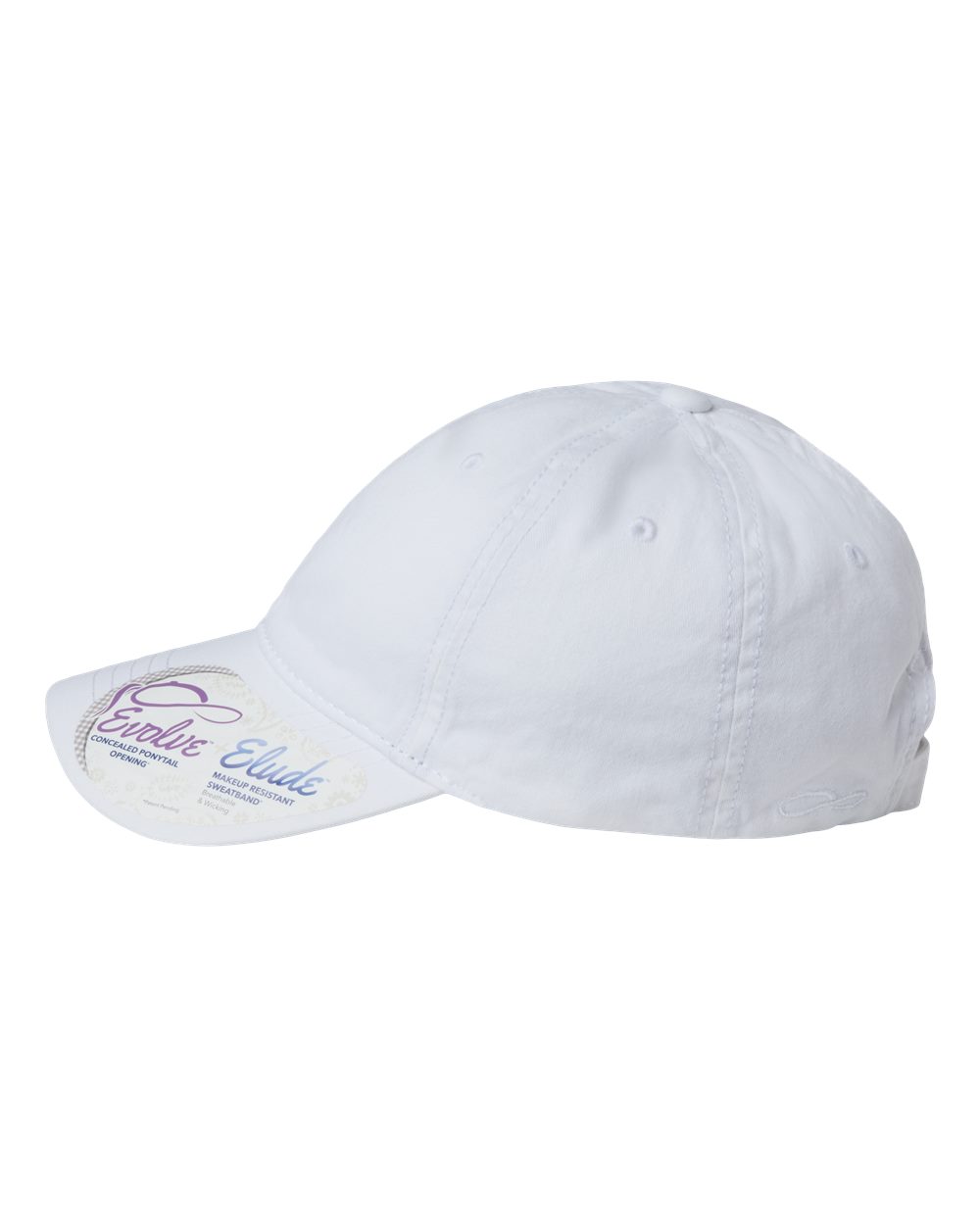 Women's Pigment-Dyed with Fashion Undervisor Cap - DirectSide - B96795000 - White/ Floral
