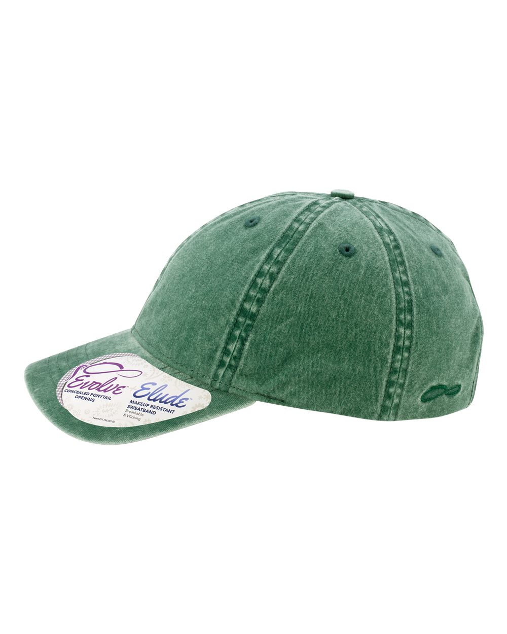 Women's Pigment-Dyed with Fashion Undervisor Cap - DirectSide - B96795030 - Jade/ Daisy