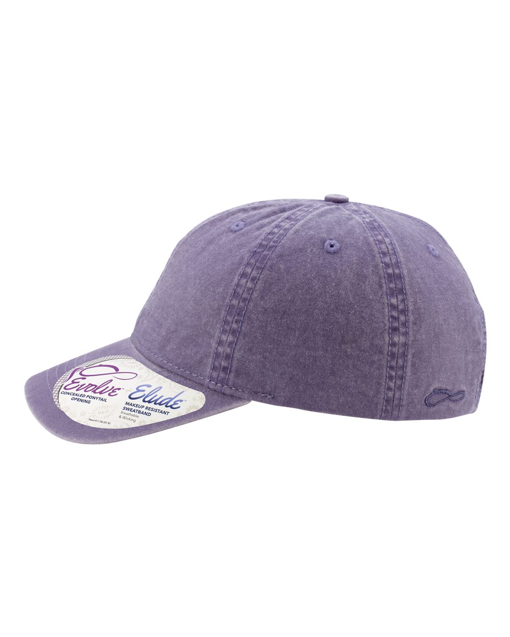 Women's Pigment-Dyed with Fashion Undervisor Cap - DirectSide - B96795070 - Violet/ Floral