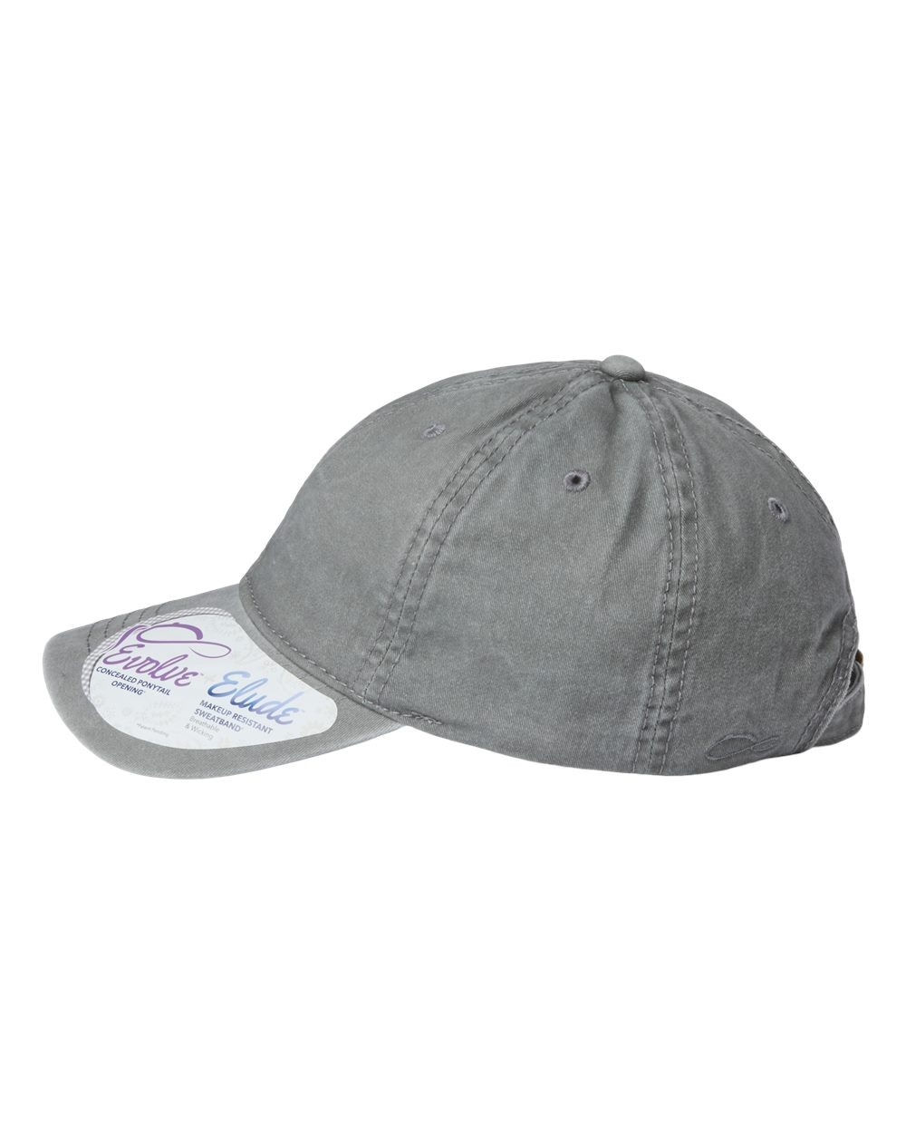Women's Pigment-Dyed with Fashion Undervisor Cap - DirectSide - B96795090 - Light Grey/ Polka Dots