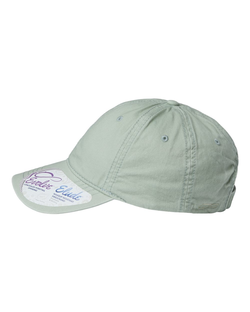 Women's Pigment-Dyed with Fashion Undervisor Cap - DirectSide - B96795110 - Sage/ Polka Dots