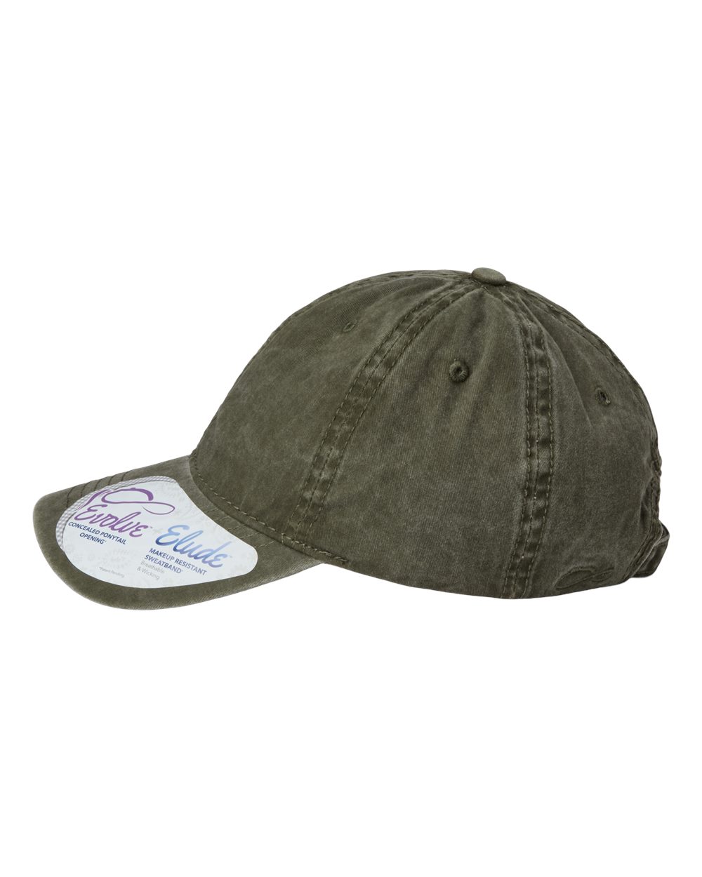 Women's Pigment-Dyed with Fashion Undervisor Cap - DirectSide - B96795540 - Olive/ Camo