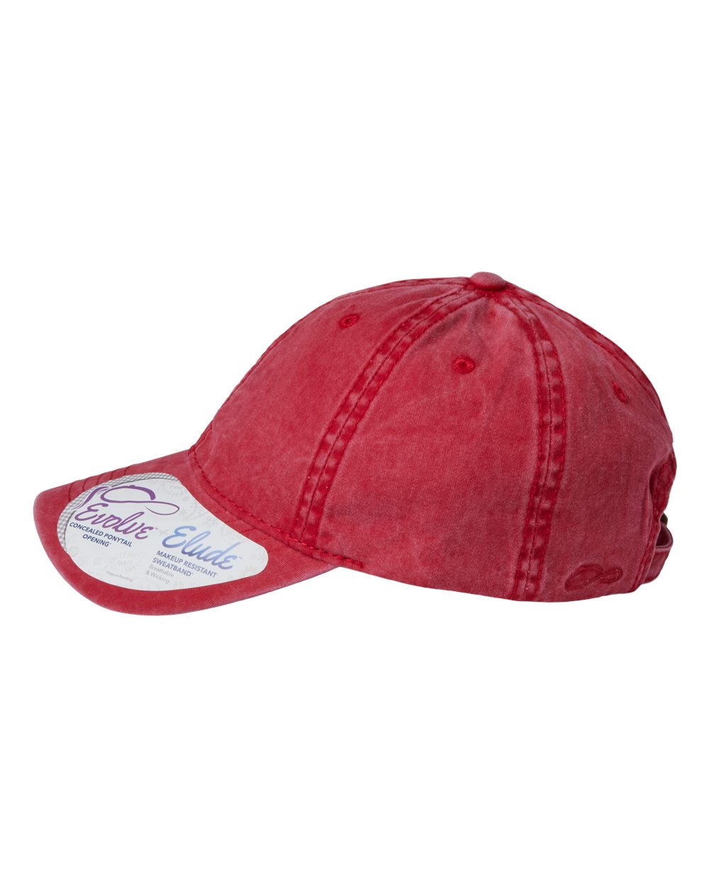 Women's Pigment-Dyed with Fashion Undervisor Cap - DirectSide - B96795700 - Red/ Leopard