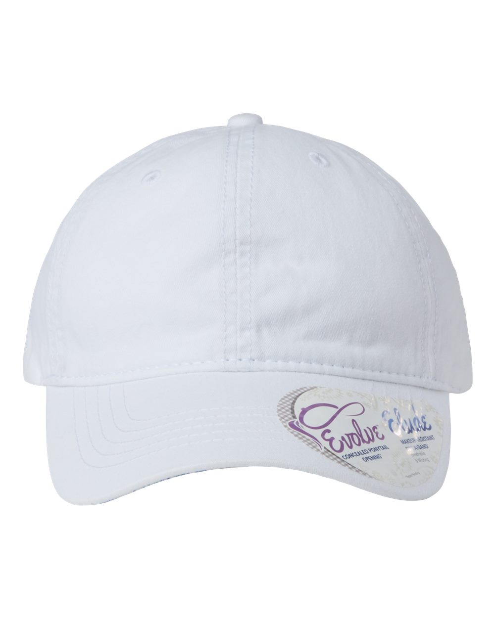 Women's Pigment-Dyed with Fashion Undervisor Cap - Front - B96795000 - White/ Floral