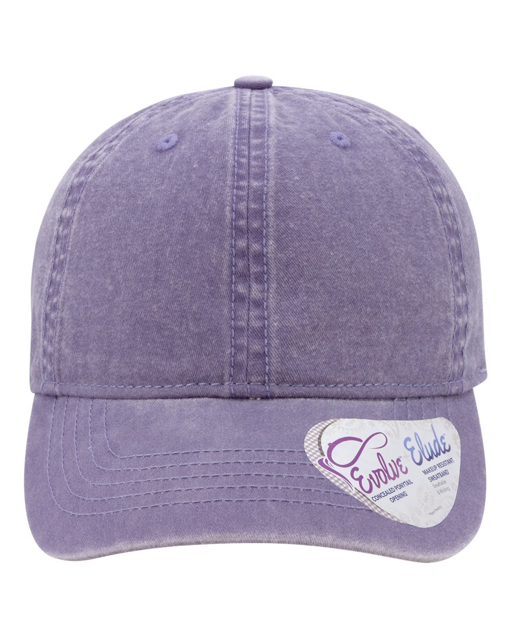 Women's Pigment-Dyed with Fashion Undervisor Cap - Front - B96795070 - Violet/ Floral