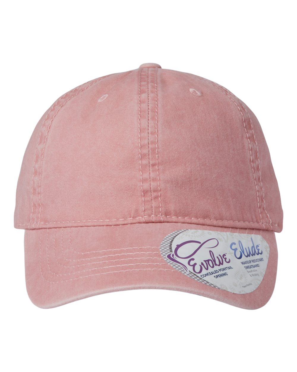 Women's Pigment-Dyed with Fashion Undervisor Cap - Front - B96795300 - Dusty Pink/ Floral