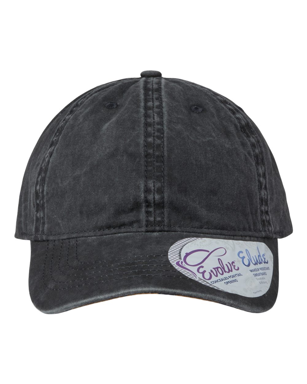 Women's Pigment-Dyed with Fashion Undervisor Cap - Front - B96795500 - Black/ Leopard