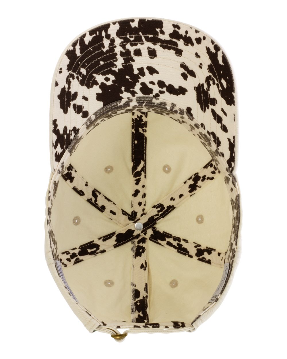 Women's Pigment-Dyed with Fashion Undervisor Cap - Side - B96795020 - Vanilla/ Longhorn