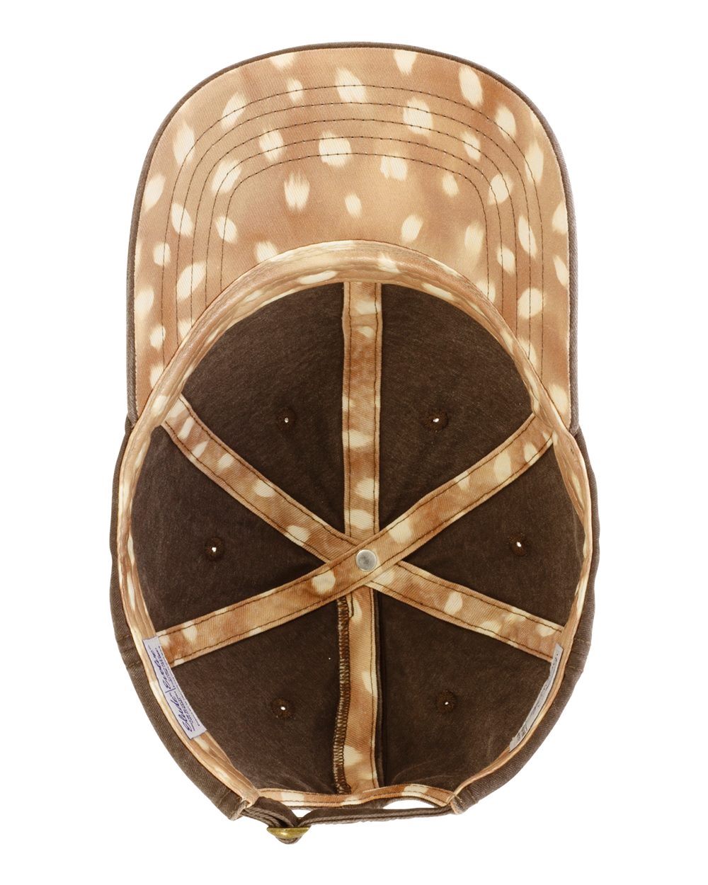 Women's Pigment-Dyed with Fashion Undervisor Cap - Side - B96795710 - Chocolate/ Fawn