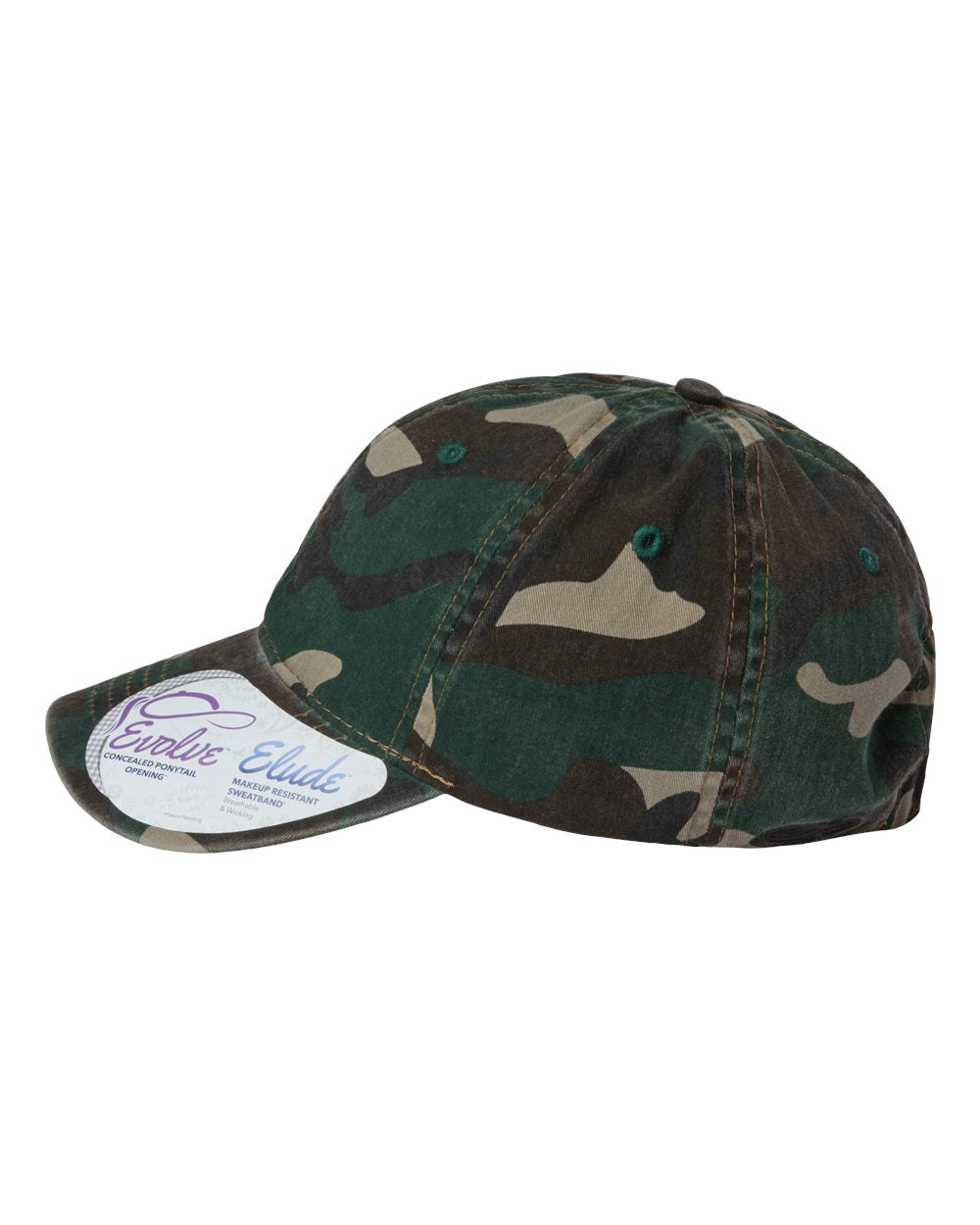 Women's Garment-Washed Fashion Print Cap - DirectSide - B97795980 - Fashion Camo