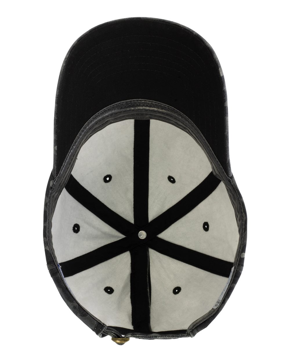 Women's Garment-Washed Fashion Print Cap - Side - B97795950 - Black Leopard