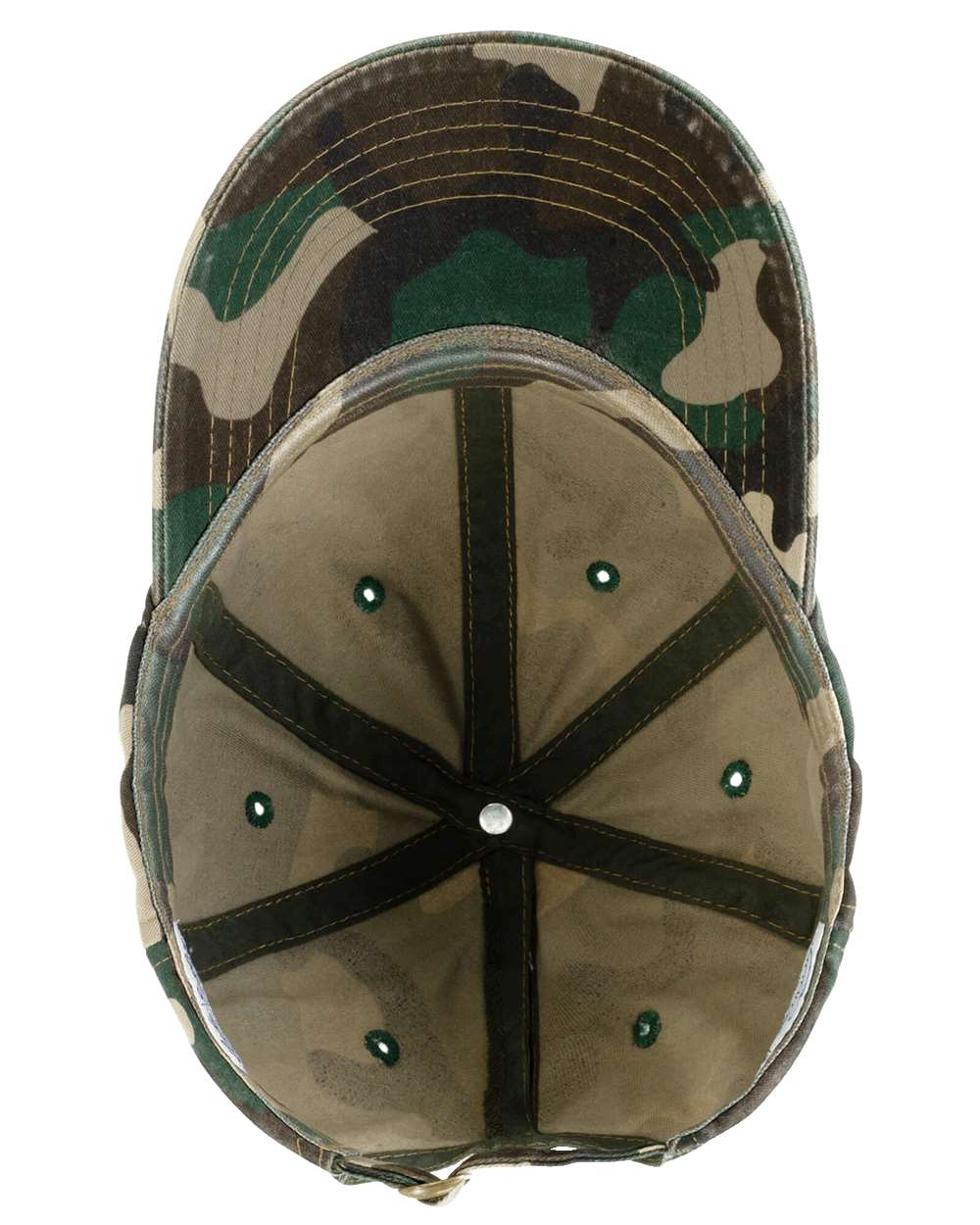 Women's Garment-Washed Fashion Print Cap - Side - B97795980 - Fashion Camo