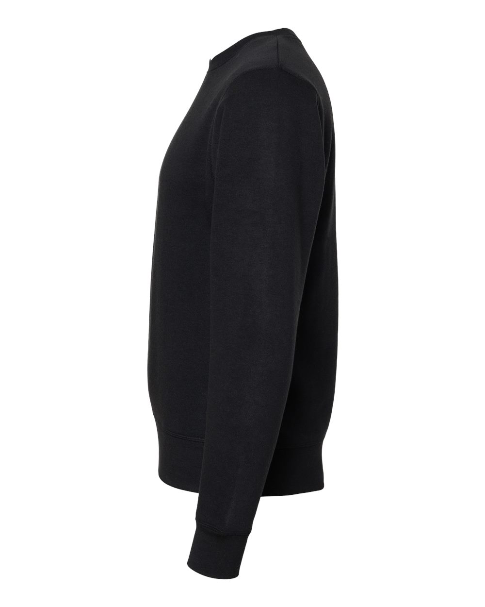 Unisex Triblend Fleece Crewneck Sweatshirt - DirectSide - B08228503 - Black Solid