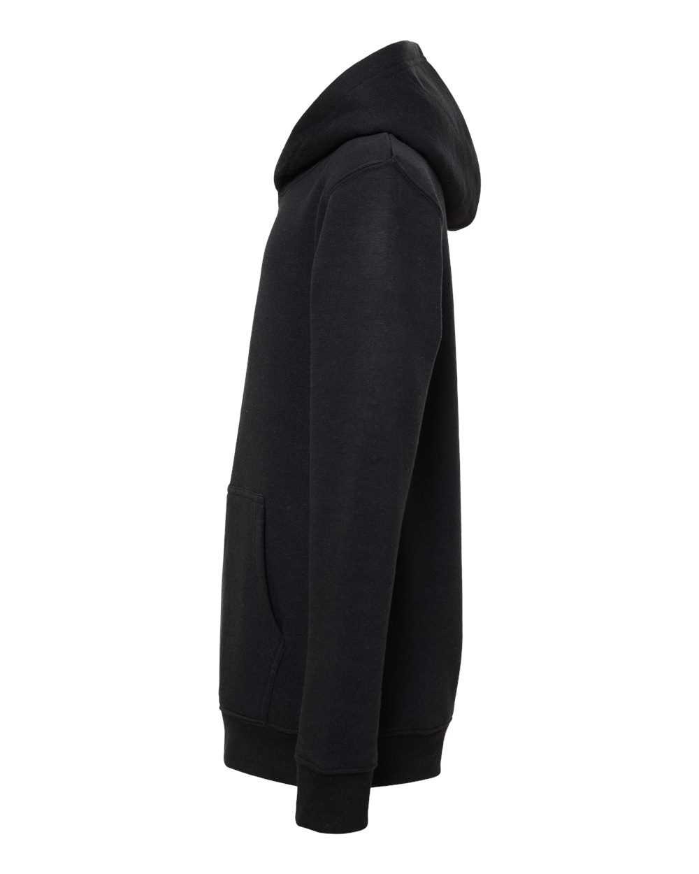 Youth Triblend Fleece Hooded Sweatshirt - DirectSide - B08328504 - Black Solid