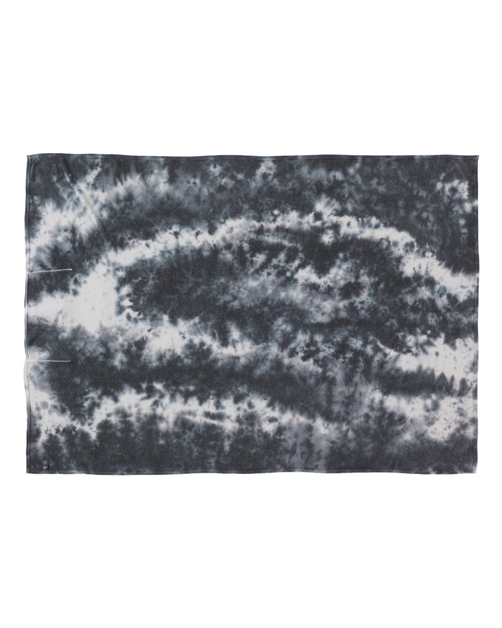Triblend Fleece Blanket - Back - B12328100 - Black Tie Dye