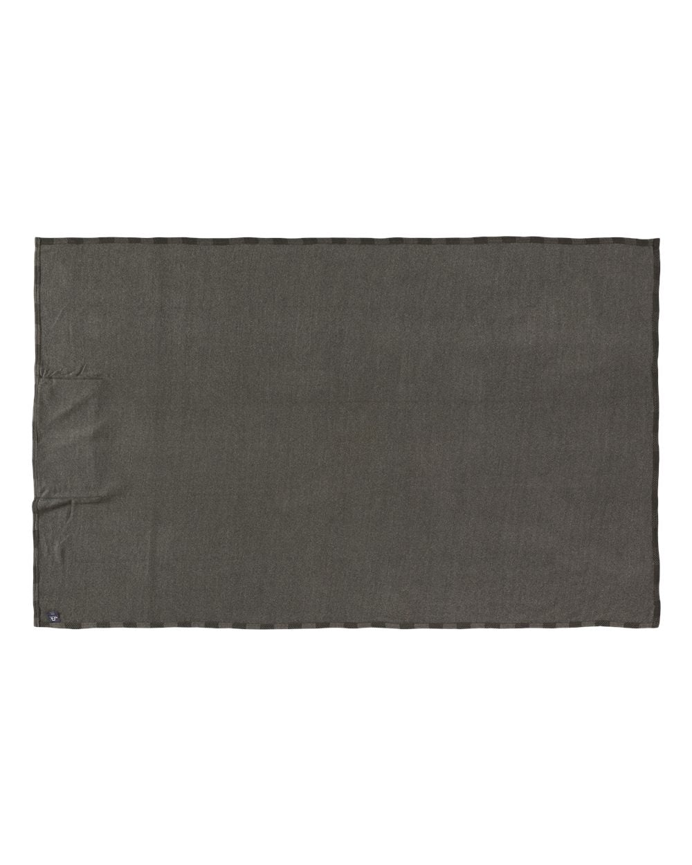 Triblend Fleece Blanket - Back - B12328580 - Smoke Buffalo Triblend