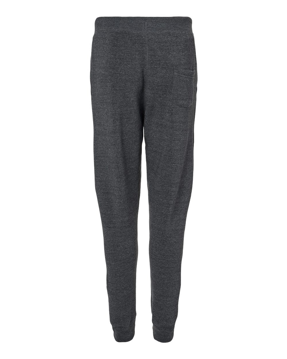Unisex Triblend Fleece Joggers - Back - B12528102 - Black Triblend