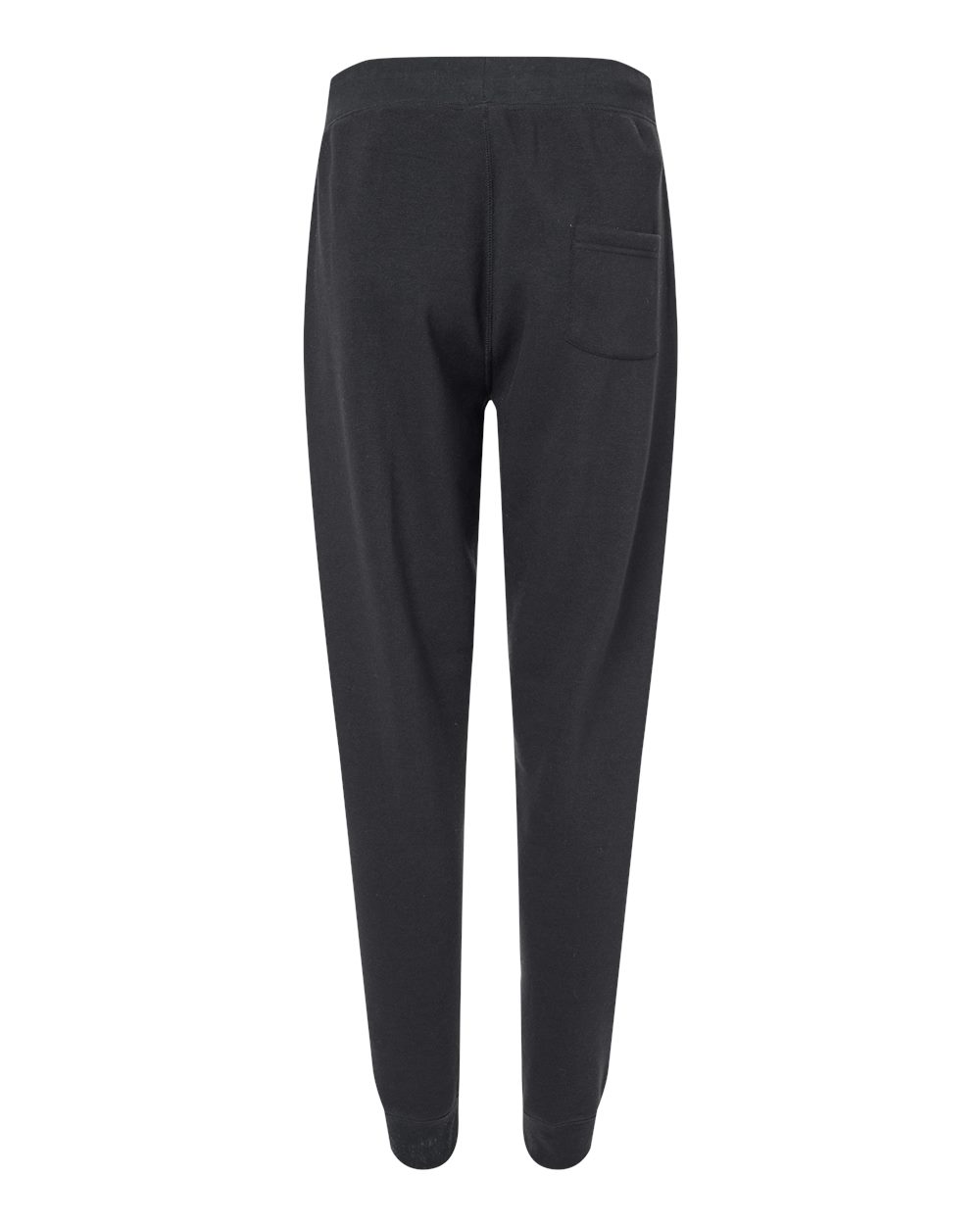 Unisex Triblend Fleece Joggers - Back - B12528502 - Black Solid