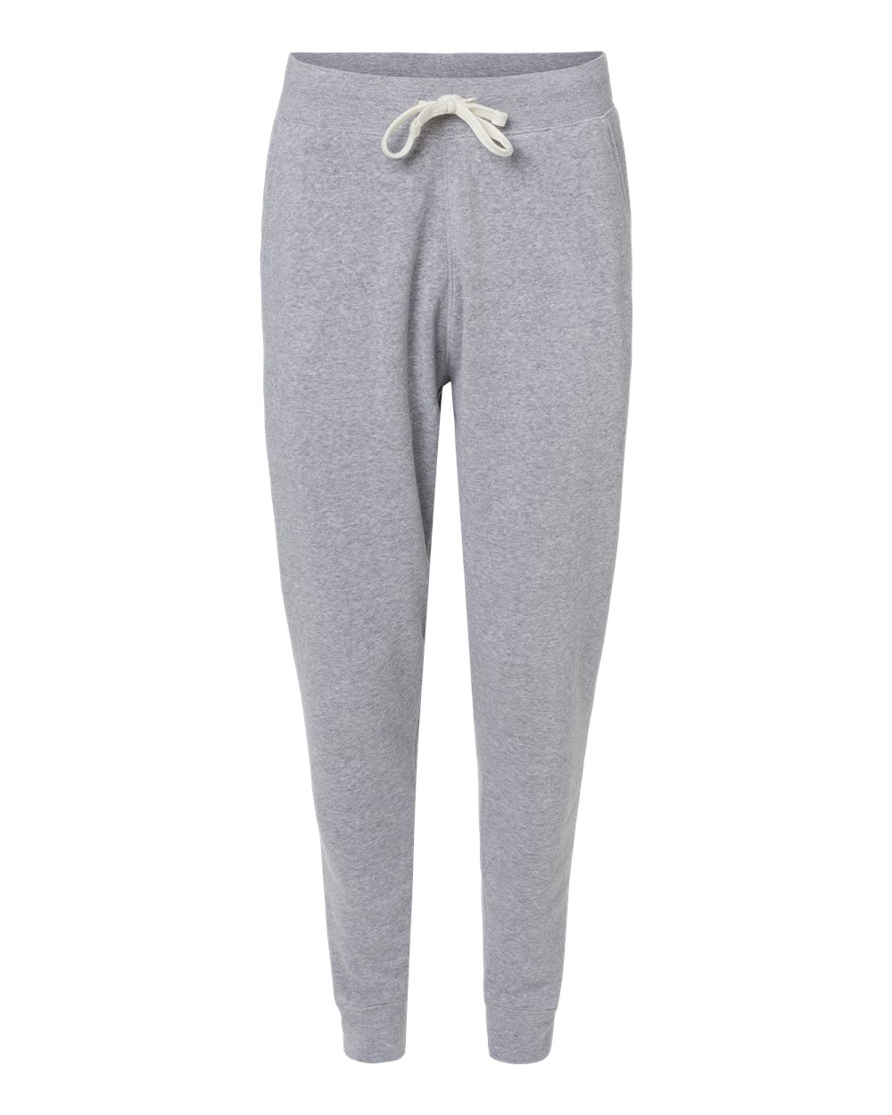 Unisex Triblend Fleece Joggers - Front - B12528354 - Grey Triblend