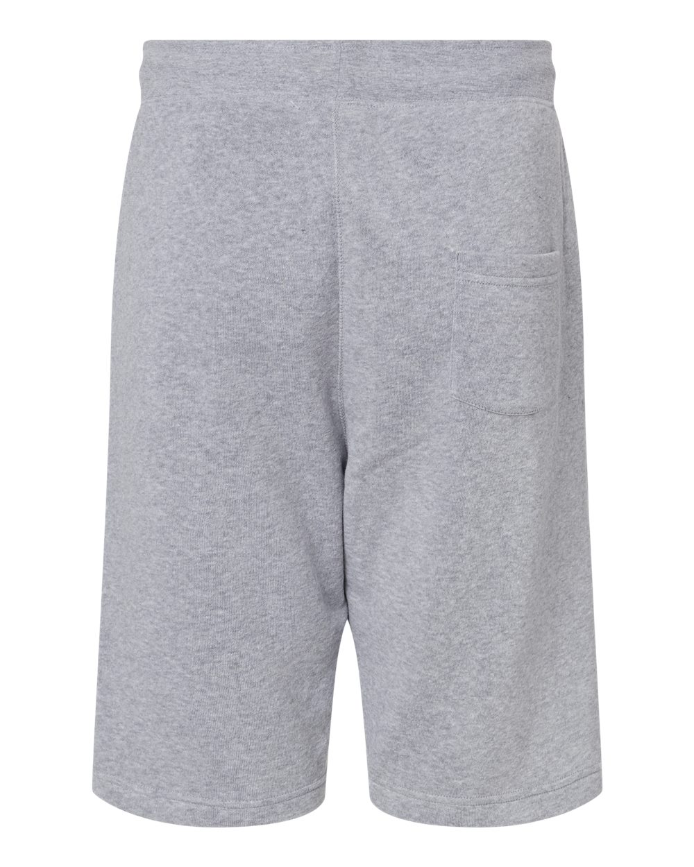 Unisex Triblend Fleece Shorts - Back - B12628353 - Grey Triblend