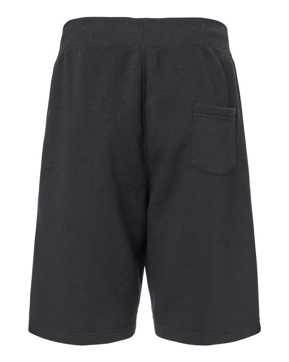 Unisex Triblend Fleece Shorts - Back - B12628504 - Black Solid