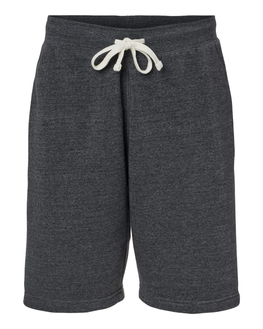 Unisex Triblend Fleece Shorts - Front - B12628103 - Black Triblend
