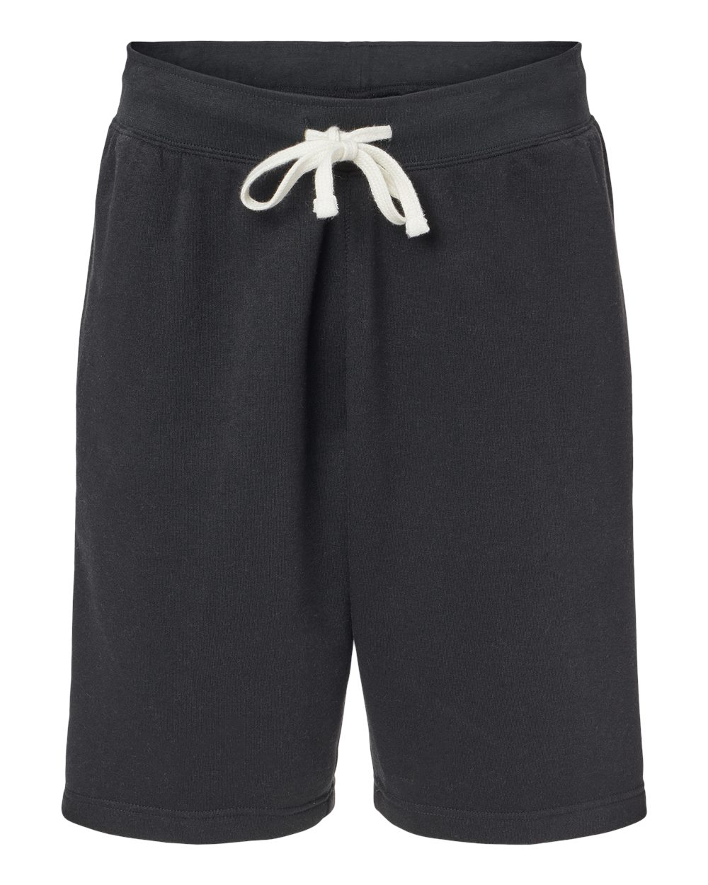 Unisex Triblend Fleece Shorts - Front - B12628504 - Black Solid