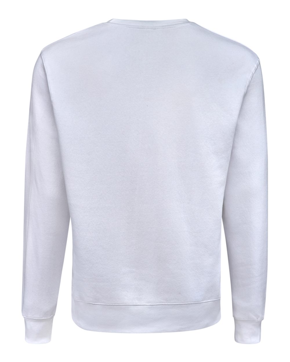 Unisex BTB Fleece Crewneck Sweatshirt - Back - B13528003 - White