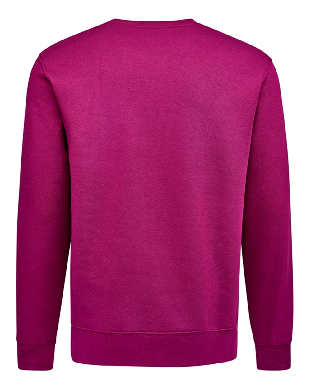 Unisex BTB Fleece Crewneck Sweatshirt - Back - B13528033 - Boysenberry