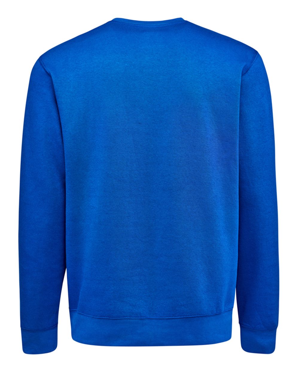 Unisex BTB Fleece Crewneck Sweatshirt - Back - B13528753 - Royal