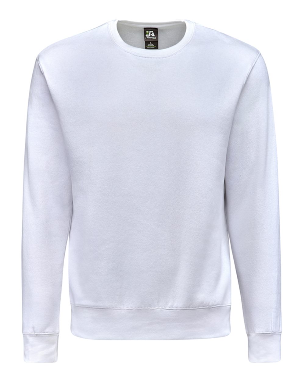 Unisex BTB Fleece Crewneck Sweatshirt - Front - B13528003 - White