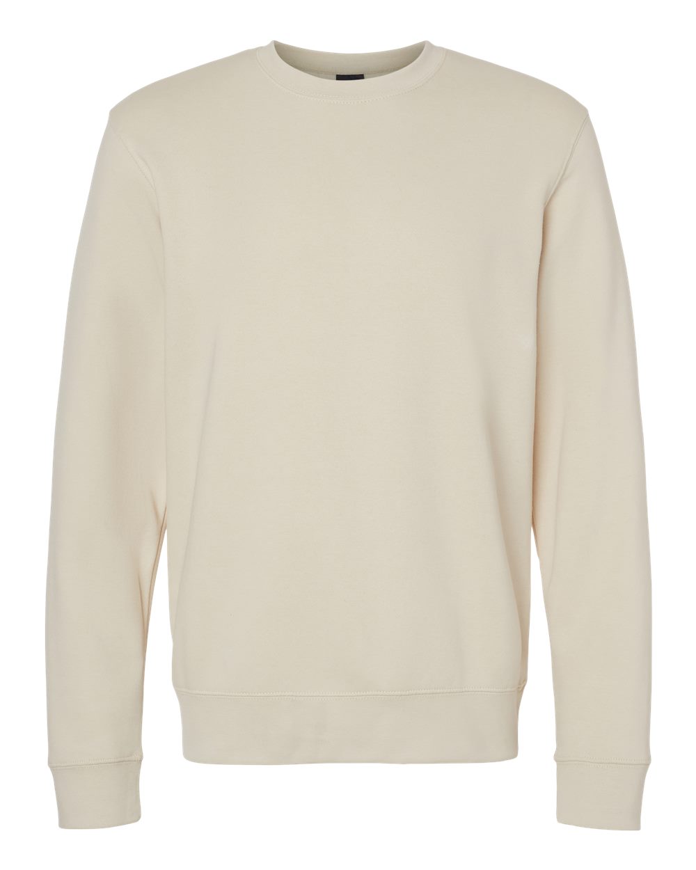 Unisex BTB Fleece Crewneck Sweatshirt - Front - B13528243 - Oyster